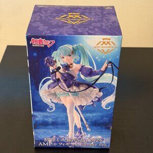 Vocaloid Hatsune Miku AMP+ Figure Statue Toy Miku Birthday 2024 Flower USA SHIP